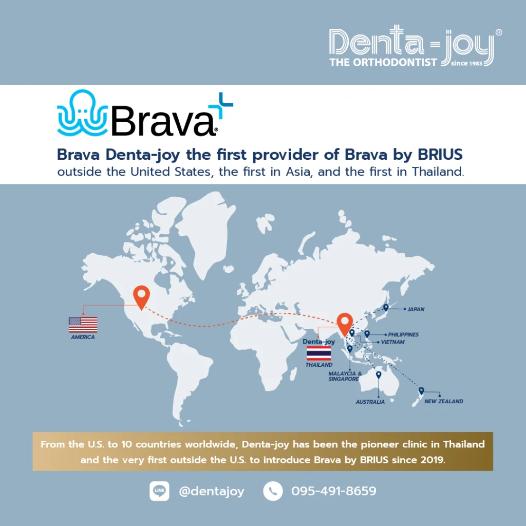 Denta-joy: The First in Asia and Thailand to Introduce Brava by BRIUS Orthodontics